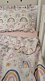 Kelebekli Gökkuşağı Nevresim Takımı